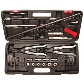   Kraftmann Univerzális szeleprugó összeszerelő / szétszerelő készlet, 21 db-os (BGS 8595)