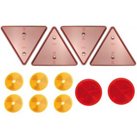   Kraftmann 12 darabos pótkocsi fényvisszaverő készlet (BGS 8635)