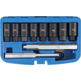   BGS technic 10 részes dugókulcs fej készlet kerékőr csavarokhoz (BGS 8656)