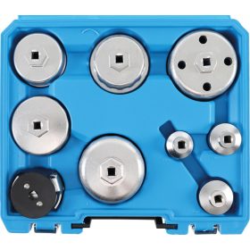   BGS technic 9 darabos olajszűrő leszedő kupak készlet (BGS 8667)