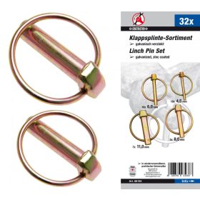   Kraftmann 32 darabos rugós tengelybiztosító készlet (BGS 88195)