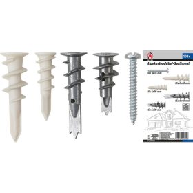   Kraftmann Gipszkarton-tipli készlet | 100 darabos (BGS 88200)