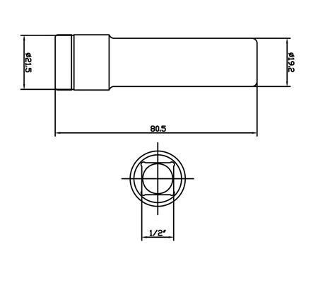 BGS technic Dugókulcs készlet Bosch injektor elosztó szereléshez (BGS 8827)