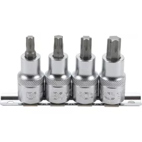   BGS technic 4 részes Torx bit dugókulcs készlet, 1/2", T40-T55 (BGS 8886)