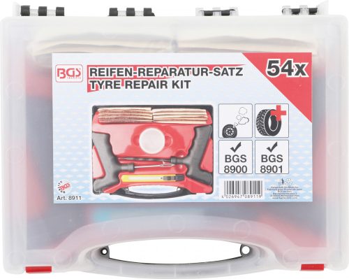 BGS technic Gumijavítókészlet | 54 darabos (BGS 8911)