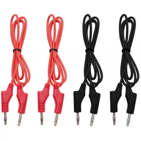   BGS technic 4 darab multiméter kábel, mindkét végén banán dugóval (BGS 8937)