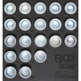   BGS technic 20 részes dugófej készlet Porsche és VW Touareg kerékőr csavarokhoz (BGS 9099)