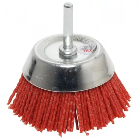   BGS technic Nylon szálas forgókefe, 75 mm-es átmérő, 6 mm-es tengely (BGS 9187)