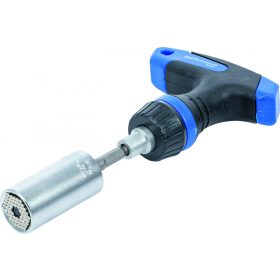   Kraftmann Multi dugókulcs adapterkészlettel, | racsnis-nyeles hajtószárral, T-fogantyús kivitel, átkapcsolható | 3 darabos (BGS 92540)