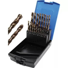   BGS technic 19 részes HSS-G M35 kobalt acél fúrószár készlet, 1 - 10 mm (BGS 9297)
