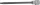 BGS technic 1/2" Spline bitfej, M6 x 200 mm (BGS 9351)