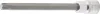 BGS technic 1/2" bitfej, Ribe, T52 x 168 mm (BGS 9386)