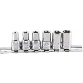   BGS technic 1/4" Dugókulcs készlet, T-profil Plus (Torx Plus) | 6EP - 12EP | 6 darabos (BGS 9588)