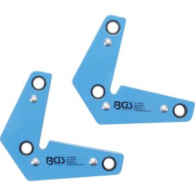   BGS technic Mágneses szögbeállító készlet | L-alakú | 9 kg | 2 darabos (BGS 9684)