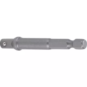   BGS technic Adapter fúrógépekhez | külső hatszögletű hajtás 6,3 mm (1/4") / külső négyszögletű hajtószár 6,3 mm (1/4") (BGS 9685-1)