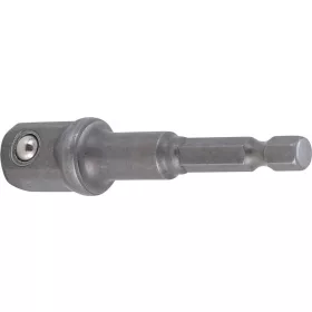   BGS technic Adapter fúrógépekhez | külső hatszögletű hajtás 6,3 mm (1/4") / külső négyszögletű hajtószár 12,5 mm (1/2") (BGS 9685-3)