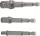 BGS technic Adapterkészlet fúrógépekhez  1/4"-3/8"-1/2", 3 darabos (BGS 9685)