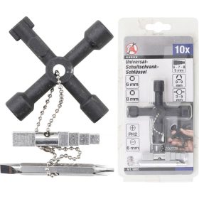 BGS technic Univerzális kapcsolószekrény kulcs (BGS 9805)