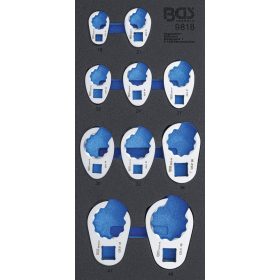   BGS technic Műhelykocsi-betét 1/3: Hollanderkulcs készlet | 3/8" / 1/2" / 3/4" | 10 darabos (BGS 9818)