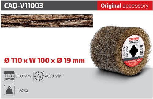 CROWN CAQ-V11003 Palástcsiszoló henger