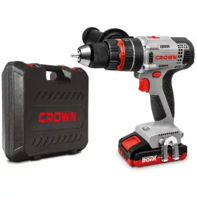   CROWN CT21075HMX-2BMC Akkus ütvefúró-csavarozó - 20V 55Nm (2db 2Ah akku, töltő, koffer)