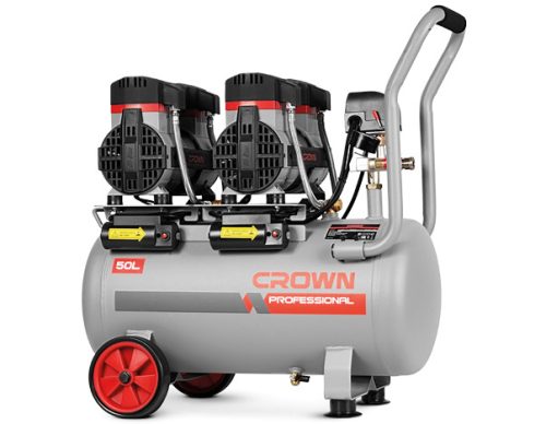 CROWN CT36094 Kétmotoros kompresszor - 50L