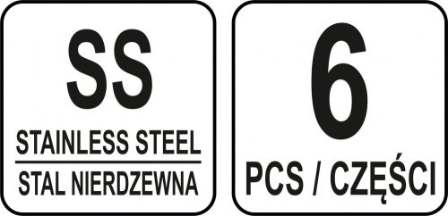 YATO Szeletelő gyümölcs és zöldség 6 lapátos (YG-03420)