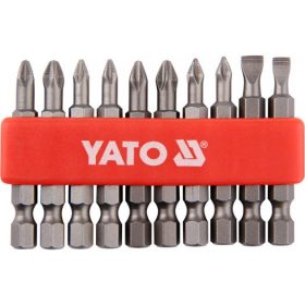   YATO Bithegy készlet 50mm 10 részes (5-6-PH1-PH2-PZ1-PZ2)  (YT-0483)