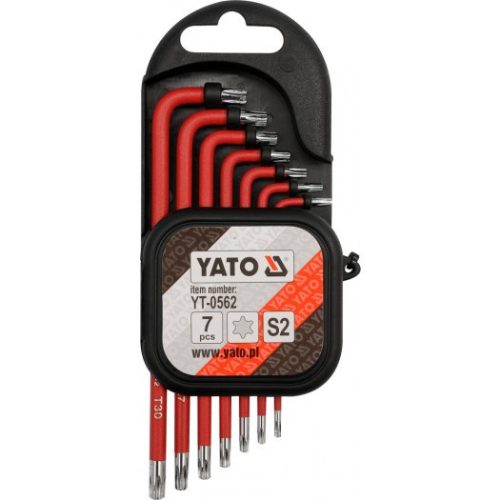 YATO Torx kulcs készlet 7 részes T9-T30  (YT-0562)