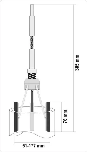 YATO Henger hónoló 51-177 mm  (YT-05812)
