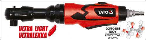 YATO Pneumatikus racsnis kulcs könnyített 1/2 col 80Nm (YT-09803)