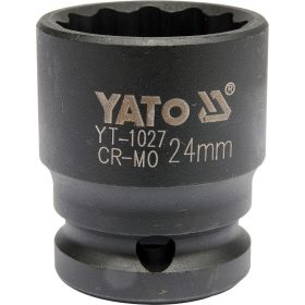   YATO Dupla hatszögletű dugókulcs gépi 1/2" x 24mm (YT-1027)