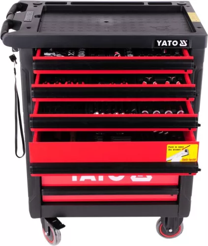 YATO Szerszámkocsi szerszámokkal 177 részes~ (YT-5530)
