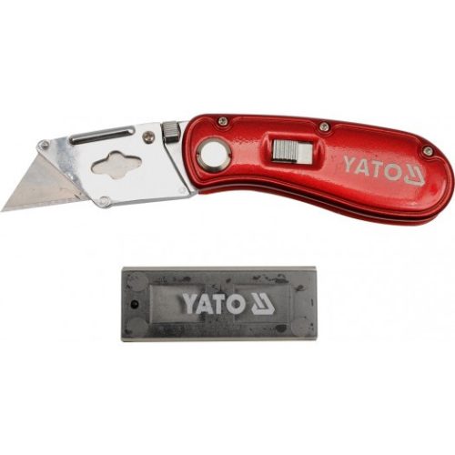 YATO Trapézpengés kés összecsukható + 5db penge  (YT-7534)