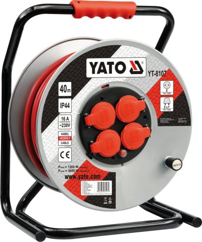 YATO Kábeldob 40m 3x2,5mm2  (YT-8107)