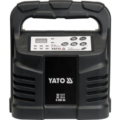 YATO Akkumulátor töltő 6-12V 15A  5-200Ah  (YT-8303)